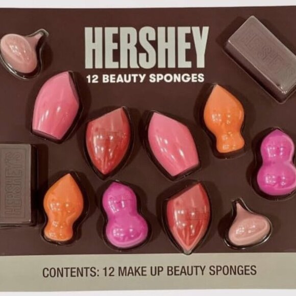 HERSHEY'S Beauty Blender Makeup Sponges 12-Pack - Picture 1 of 2